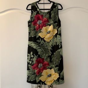 Tommy Bahama 100% silk sheath dress